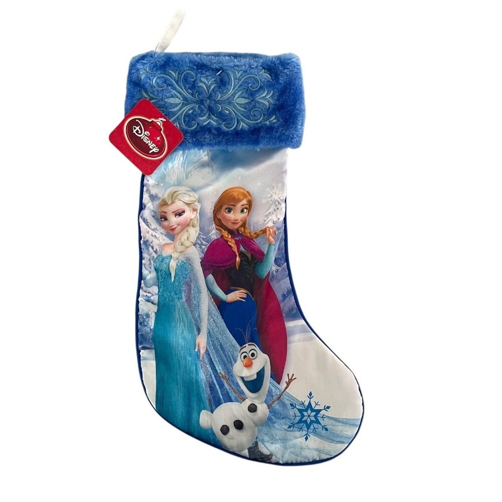 Disney Frozen Elsa Anna Olaf Holiday Christmas Stocking